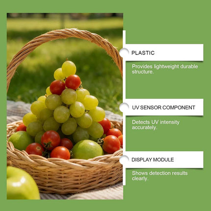 Portable UV Black Light Flashlight for Vegetable Detector and Inspection
