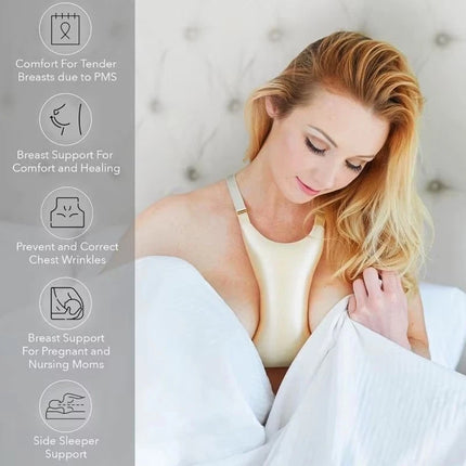 Hypoallergenic Anti-Wrinkle Sleep Pads Breast Support Pillow for Sleeping