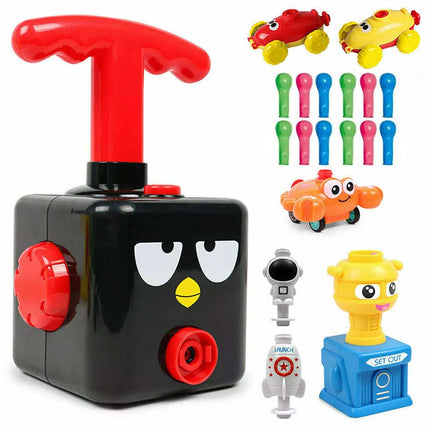 Balloon Powered Car Launcher Toy Inertia Creative Science Experiment Kit