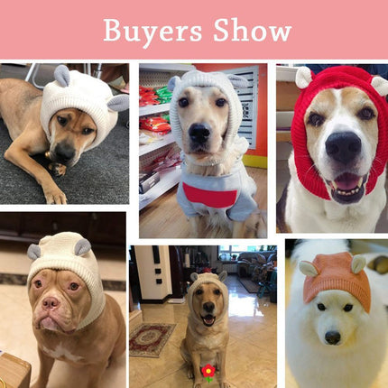 Warm Winter Pet Ear Covers & Puppy Cap Earmuffs for Dog Relief