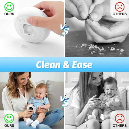 Electric Nail Clippers Rechargeable Automatic Trimmer Safe File Cutter