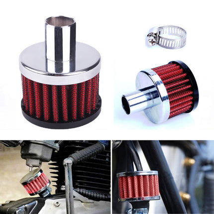 Portable Mini Breather Filters High Flow Crankcase Vent Cover Car Air Filter