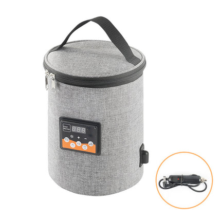 DC 12V Car Bottle Warmer Portable 40-60℃ Feeding Water Milk Cup Heater
