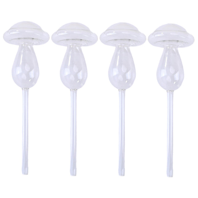 4Pcs Self-Watering Spikes & Globes for Plants, Flower Waterers