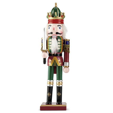 Wooden Nutcracker Figurine Traditional Xmas Festive Home Decor