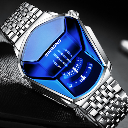 Men's Designer Style Watch Funky Trendy Fashion Wristwatch Strap Adjuster