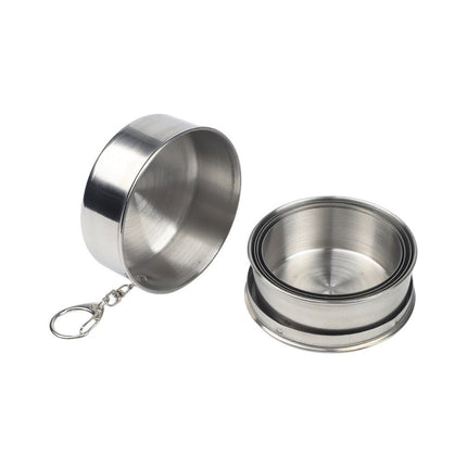 Portable Telescopic Drinking Cup 304 Stainless Steel for Campers