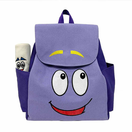 Dora the Explorer Backpack Purple Rescue Bag with Map Gift