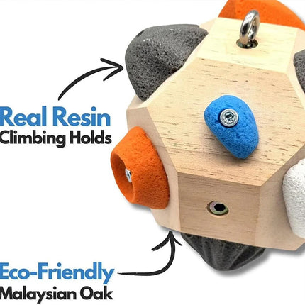 Portable Handcrafted Boulder Block 3D Rock Climbing Ball for Climber Lover