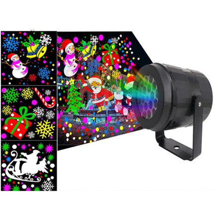 16 Pattern LED Laser Projector Outdoor Halloween Christmas Light Party Decor