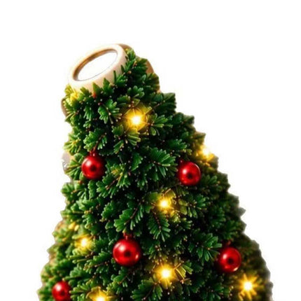 Christmas Santa Tree Projection Lamp, USB Holiday Night Light Decor