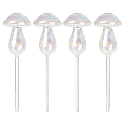 4Pcs Self-Watering Spikes & Globes for Plants, Flower Waterers