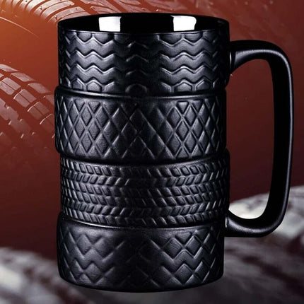 Tyre Tire Mug Large Ceramic 500ml Birthday Christmas Tea Coffee Gift