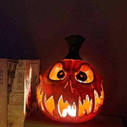 LED Decorative Pumpkin Halloween Lantern Party Prop & Home Decoration