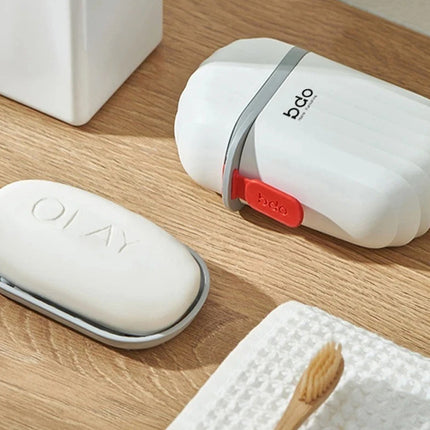 Travel Waterproof Soap Case with Lid, Portable Soap Dish Holder Container
