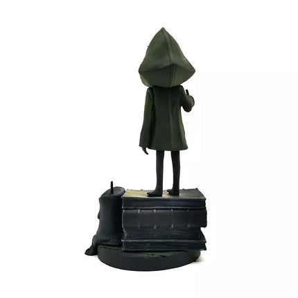 Cute Nomes with Yellow Raincoat Girl Statue Game Toy Model