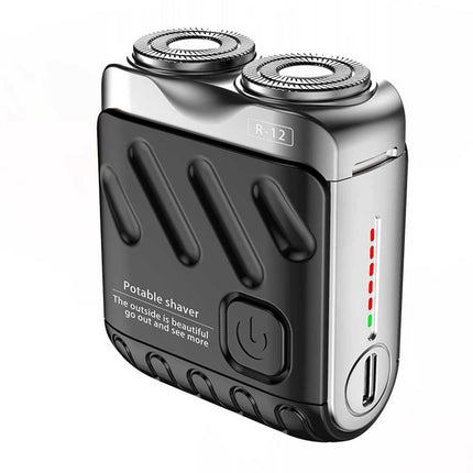 Ultra Clean Washable Double Head Electric Shaver Mini for Men Beard