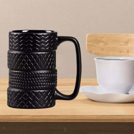 Tyre Tire Mug Large Ceramic 500ml Birthday Christmas Tea Coffee Gift