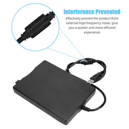 3.5'' USB Floppy Drive Portable External Reader for PC 1.44MB