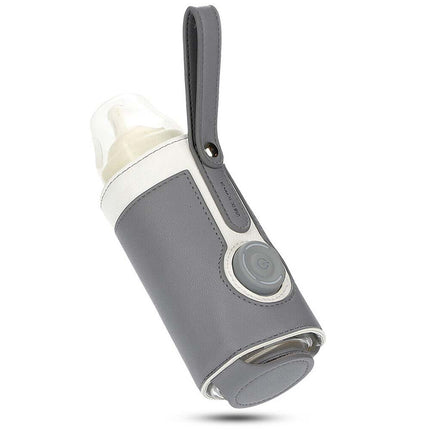 Portable Adjustable USB Milk Warmer Travel Bottle Pouch Bag Heater