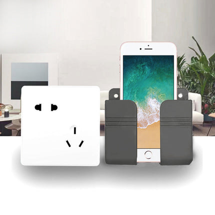4Pcs Wall Mounted Remote Control & Phone Holder Rack Home Decor