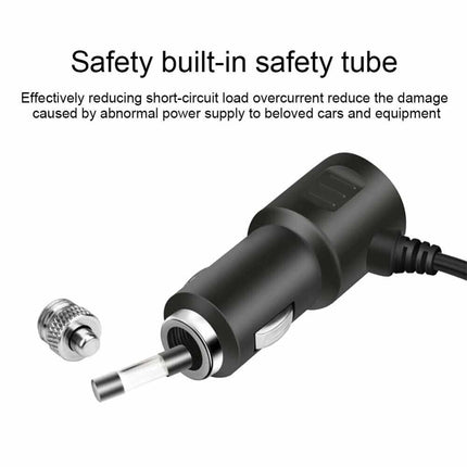 4 Way 12V 24V Car USB Charger Splitter Cigarette Lighter Power Adapter