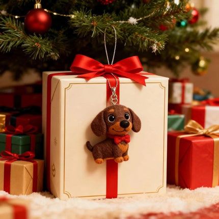 Dachshund Advent Calendar 24-Day Xmas Countdown Acrylic Tree Ornament