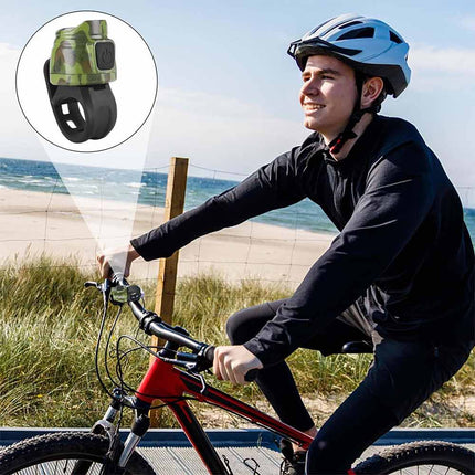 Electric Horn & Bell for Road Bike, USB Charging Warning Ring