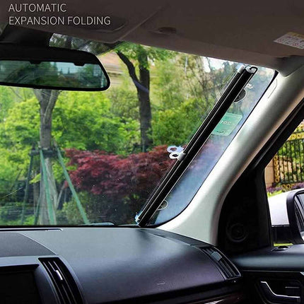 Universal Retractable Car Window Sun Shade for Windshield & Visor