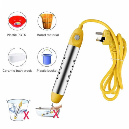 2000W Electric Water Heater Immersion Bucket Heater Intelligent Heating Element