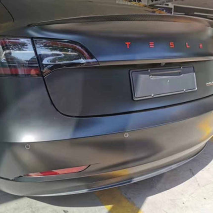 3D Trunk Letters Emblem Adhesive Badge for Tesla Model 3 Y X S