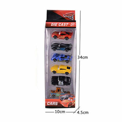 6x Pixar Cars Diecast Toy Set Lightning McQueen Racer Xmas Collection