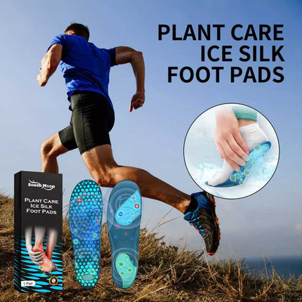 Oveallgo Ice Silk Foot Pads Plant Care Cooling Therapeutic Foot Patches