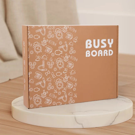 Montessori Busy Board for Toddlers – Sensory Fidget Toy ADHD Gift