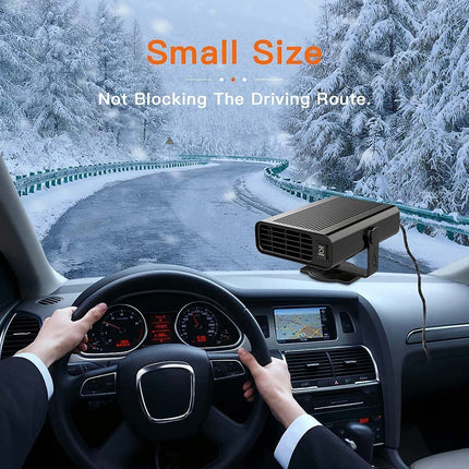 Portable Electric Car Heater DC 12V Heating Fan Defogger Defroster Demister
