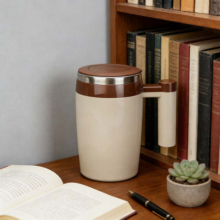 380ML Self Stirring Mug, USB Rechargeable Magnetic Automatic Coffee Mug