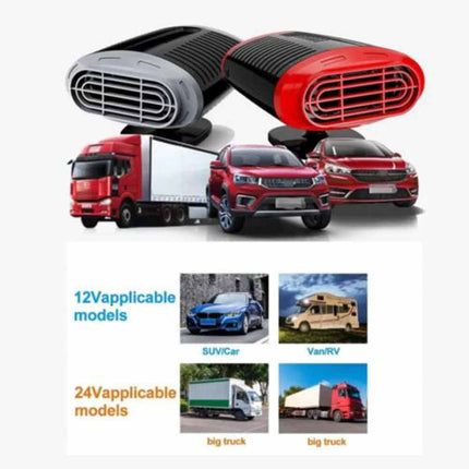 Portable 12V DC Electric Car Heater Defogger Defroster Demister Fan