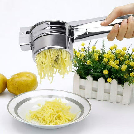 Manual Stainless Steel Juicer Vegetable Press Potato Lemon Garlic Colored Box