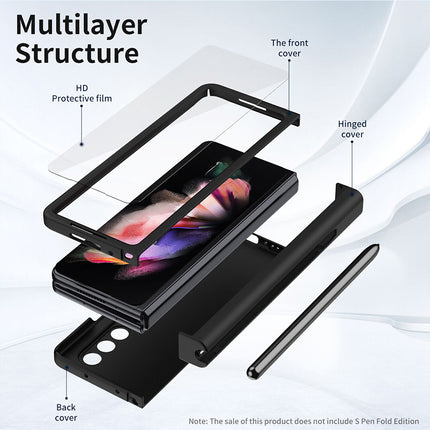 Full Cover Shockproof Hybrid Case w/ Pen Holder for Z Fold 4/3