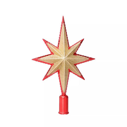 Christmas Tree Star Topper, Home Tree Top Star Ornament Xmas Decor