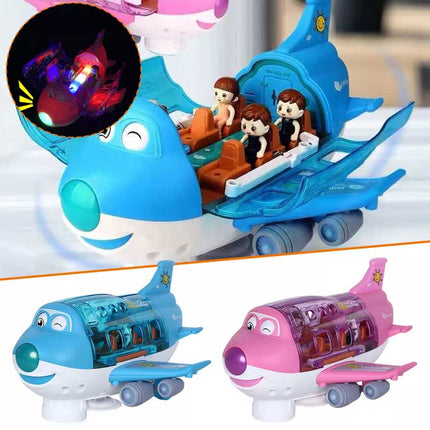 360° Rotating Electric Toy Plane with Sound & Light for Boys Xmas