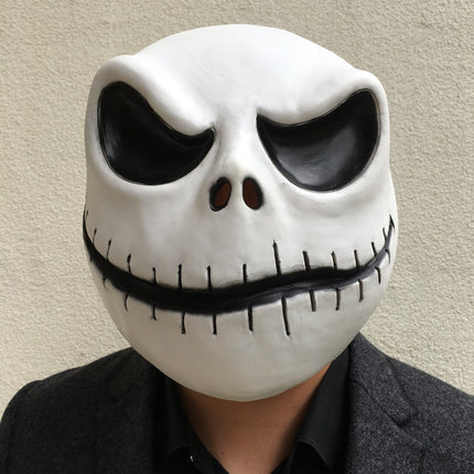 Halloween Adult Skeleton Full Face Mask for Men, Scary Costume Prop