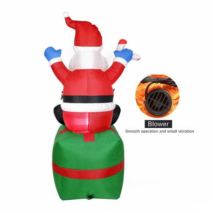 1.8M Giant Inflatable Xmas Santa 6ft Outdoor LED Light Yard Decor AU