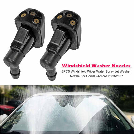 2X Universal Car Windscreen Washer Nozzle Front Window Wiper Spray Jet