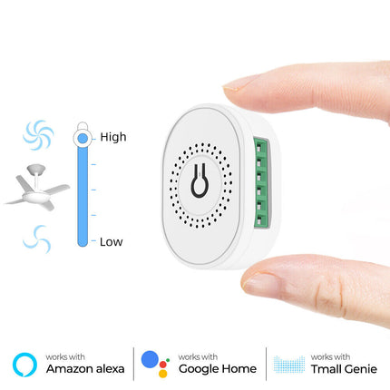 Smart WiFi Ceiling Fan Switch Tuya Wireless APP Remote Controller On Off