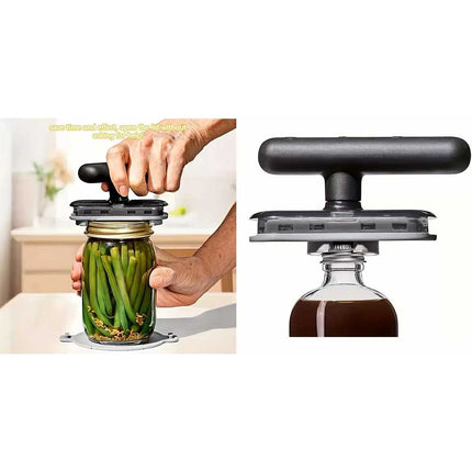 Effortless Jar Opener Easy Grip Lid Removal Tool for Weak Hands