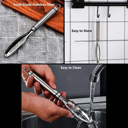 Multifunctional Kitchen Fish Scaler, 304 Stainless Steel Scaling Tool
