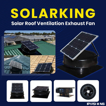 SolarKing Solar Roof Fan 35 Watts 15V 320mm SRVF V2 Ventilation Fan