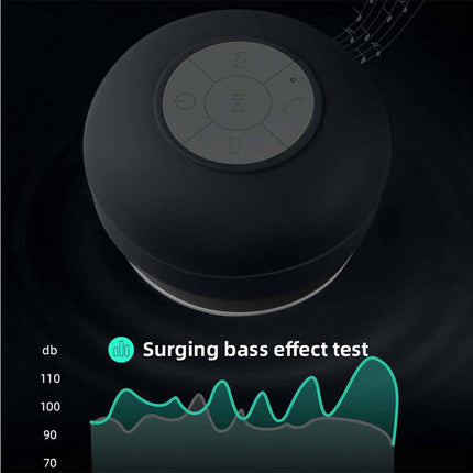 Wireless Shower Speaker Waterproof Bluetooth 5.0 with Suction Cup
