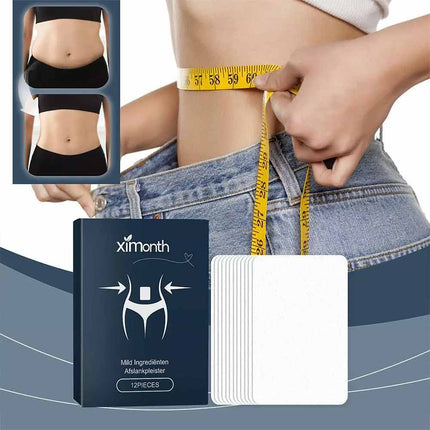 12pcs Slimming Patch Slim Belly Burn Abdomen Weight Loss Fat Burning Pads